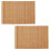 Bamboe placemats, antislip, waterdicht, set van 2 6