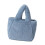 Dames schoudertas van imitatiebontfleece 1