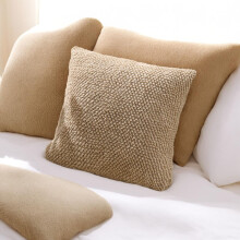 Pillow Solid Color Woven Knitted Seasonal Gift