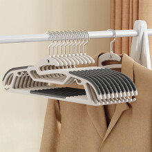 Cintres antidérapants à larges bretelles (lot de 10)