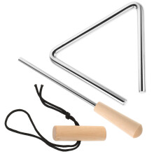 Triangle Dinner Bell Silver Percussion Instrument