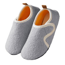Women's Lightweight Indoor Slippers Grey Size 8