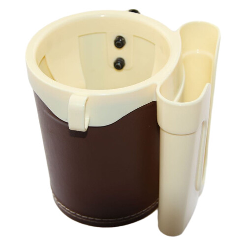 Universal cup holder with phone mount 1 piece