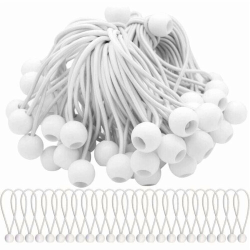 Elastic bungee cords with balls 50-pack