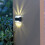Conjunto de 4 luzes solares para deck em aço inoxidável 5