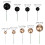 Foam Cake Topper Balls Assorted Colors 66 Pcs 3