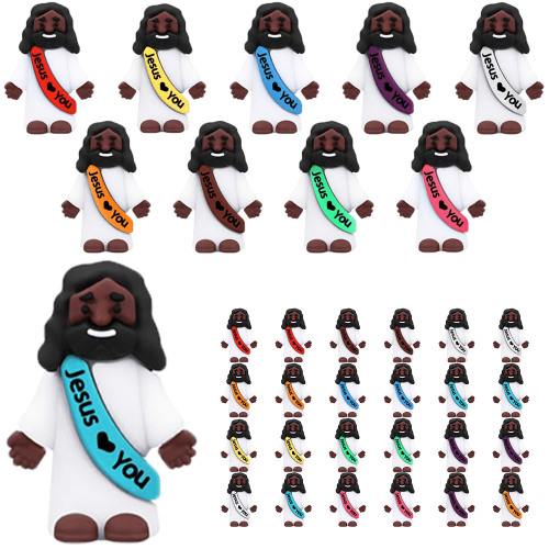 Mini Jesus Figurines Religious Theme 25 Pcs