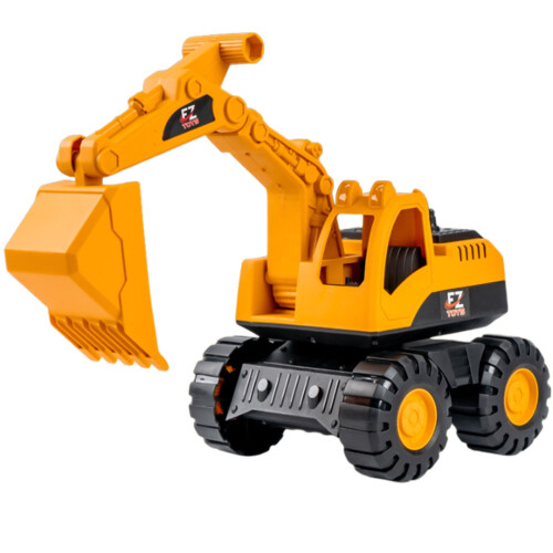 Beach Plastic Sand Holder Dump Truck Yellow