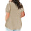 Γυναικείο T-shirt Plus Size με V λαιμόκοψη και κοντό μανίκι L 3