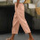 Lässige, locker sitzende Damen-Ankle-Pants mit elastischem Bund und 3