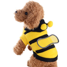 Suéter amarelo para cachorro, tamanho pequeno, quentinho para o inverno