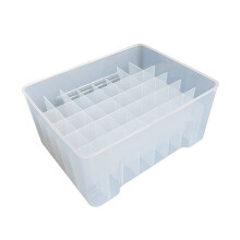 Plastic Fishing Tackle Box 40-grid Portable