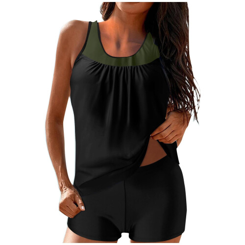 Dame badedragter med shorts2-delt tanktop 1