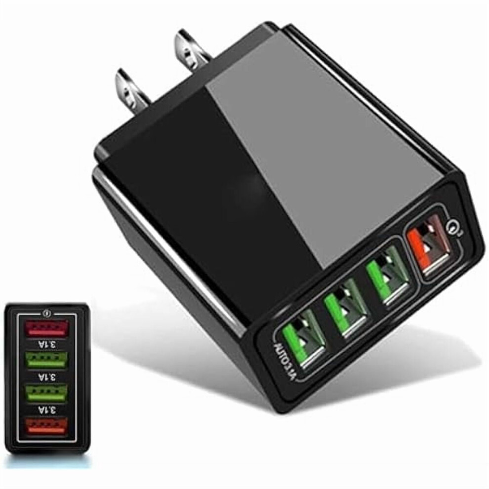 Hyper Charge Pro 4-Port Qc 3.0 Charger Hub Black 962125042306