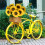 Τεχνητά Ηλιοτρόπια 8 τεμάχια Μακρύ Στέλεχος Faux Μεταξωτό Κίτρινο 8
