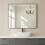 Wall Mirror Rectangle Black Metal Frame 36x30 Inch 8