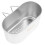 Filtro de ralo retangular de aço inoxidável para pia (1 unidade) 7