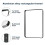 Wall Mirror Rectangle Black Metal Frame 36x30 Inch 6