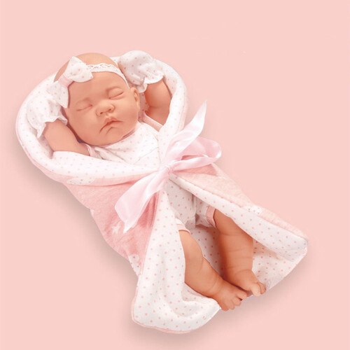 Soft Silicone Doll 12 inch with Detachable Limbs