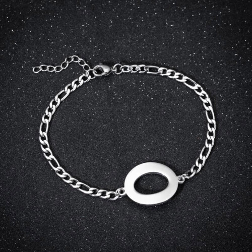 Ασημένιο Ανδρικό Βραχιόλι Cuban Link Ένα Μέγεθος 2