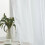 Transparente Gardinen, lichtdurchlässig, einfarbig, 2 Paneele, 100 Zoll x 6