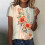 Γυναικείο Φούτερ Vintage Floral με Στρογγυλή Λαιμόκοψη από Πολυεστέρα 2
