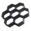 Black Hexagon Garden Path Mold Plastic Paving Brick Mould 1