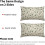 Conjunto de 2 capas de almofada florais em linho, 45x45 cm (18x18 polegadas). 5