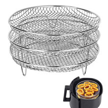 Air Rack Stainless Steel Multi-Layer Round Stackable