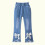 Witte flared jeans voor peuters, maat 2T 5