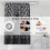 Diamant Bruseforhæng Sort Gotisk Design 72x72 Tomme 6