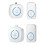 Wireless Doorbell with Long Range Receiver, 60 Ringtones, 4