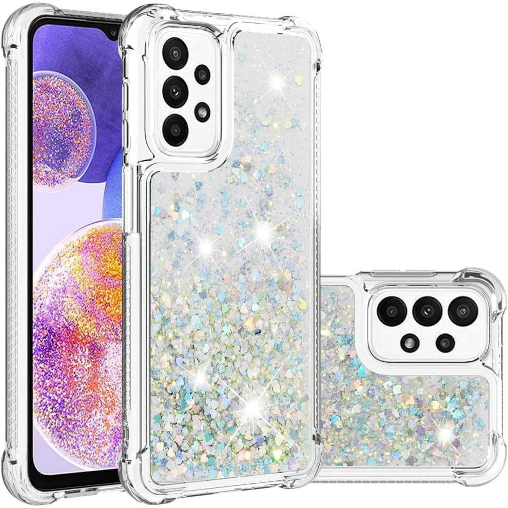 Glitter Liquid Clear Phone Case For Samsung Galaxy A23 5G 974856073986