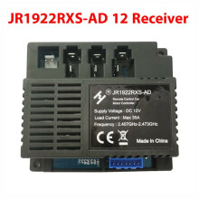 Jr-Rx-12V/6V elektrische kinderauto met Bluetooth-afstandsbediening, soepele startcontroller en 2,4 GHz RC-afstandsbediening en -ontvanger.