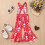 Roter Baby-Mädchen-Jumpsuit mit Valentinstag-Print 8