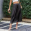 Women's satin-lace underskirt black one piece 4