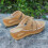 Sandals dingeacha bróidnithe il-dhathacha do mhná, leithead leathan 8