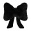 Furry Bow Throw Pillow Plush Home Decor 16x16 Inch 1