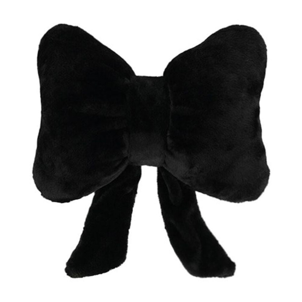 Soft Furry Bow Throw Pillows Cute Bowknot Plush Pillow Home Decor Stuffed Bow P6
