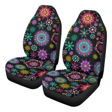 Hawaiian Flower Car Seat Covers (2Pcs), Universal Front Seat Covers Compatible with SUV, Truck, Sedan