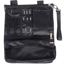 Golf valuables bag foldable with zipper