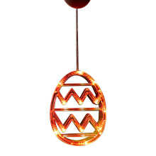 Easter Window Lights – Battery-Operated Egg-Shaped Hanging Decor with Suction Cups, Multicolor Indoor Lights for Door, Window & Festive Decor