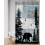 Wohnmobil-Duschvorhang im rustikalen Hüttendesign, 91 x 183 cm 4