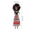 Afro-Amerikaanse vinyl rebornpop van 30 cm 2