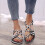 Women's woven gladiator thong sandals white 1