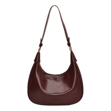 Módna polmesiacová kabelka pre ženy a dievčatá, kabelka cez rameno z umelej kože, polmesiac, crossbody kabelky s nastaviteľným popruhom