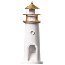 Veilleuse projecteur de phare lunaire rechargeable – Lampe galaxie compatible Bluetooth, décoration esthétique et cadeau