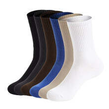 6 Pairs Women’s Crew Socks Size 6–11, Lightweight Cotton Blend, Breathable Calf Socks – Gift for Mom, Sisters, Besties (Birthday, Valentine’s,