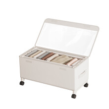 Upgraded Underbed Basket – Underbed Storage Basket, White Home Storage and Organization