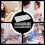 Clear Nail Tips Coffin Shape Sandwich Structure 180 pcs 6